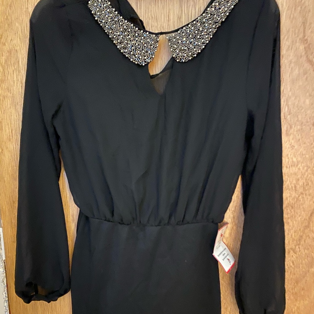 Black cocktail dress